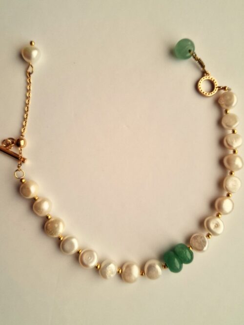 Multi Pearl Mixed Coloured Bracelet - Image 4