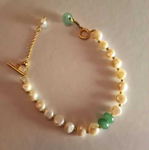 Multi Pearl Mixed Coloured Bracelet - Image 7