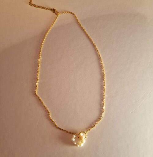 Ring Pearl Necklace