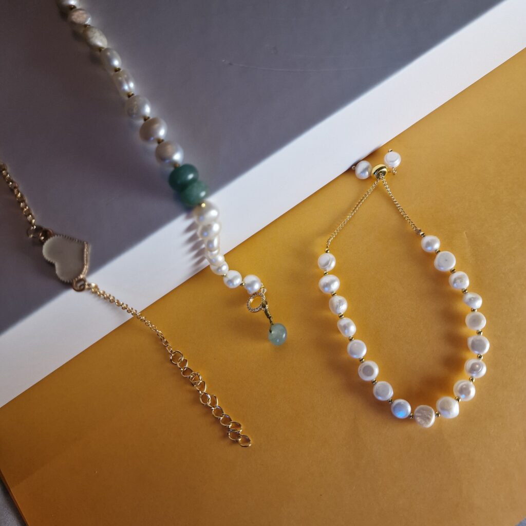selection of bracelets