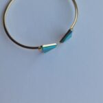 Marble Gold bracelet on a white background.