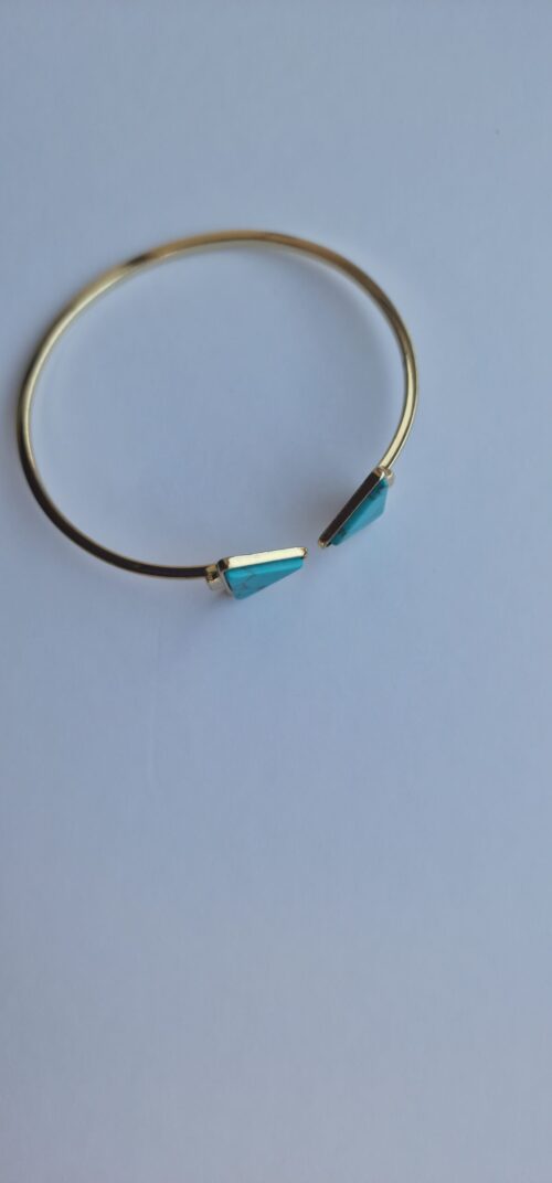 Marble Gold bracelet on a white background.